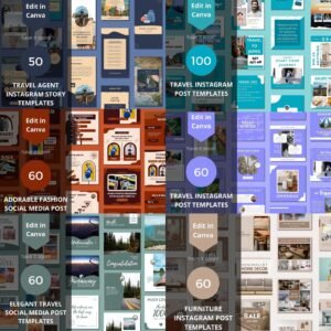 3500+ Premium Canva Social Media Templates — Ultimate Marketing Mega Bundle PLR-MRR