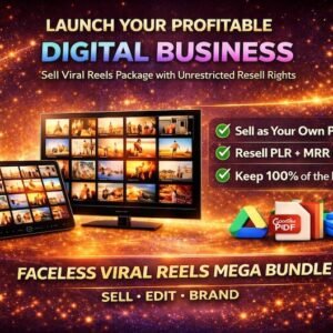 250,000+ Viral Faceless Reels Mega Bundle — Instagram, TikTok, YouTube Shorts & Facebook Ready | Full PLR + MRR Resell Rights | Instant Digital Download
