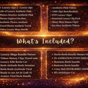 250,000+ Viral Faceless Reels Mega Bundle — Instagram, TikTok, YouTube Shorts & Facebook Ready | Full PLR + MRR Resell Rights | Instant Digital Download