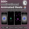 500+ studio-quality animated motivational reels