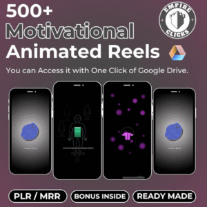 500+ studio-quality animated motivational reels