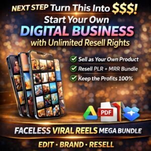 250,000+ Faceless Viral Reels Mega Bundle — Instagram, TikTok & YouTube Shorts | Full PLR + MRR Resell Rights | Instant Digital Download